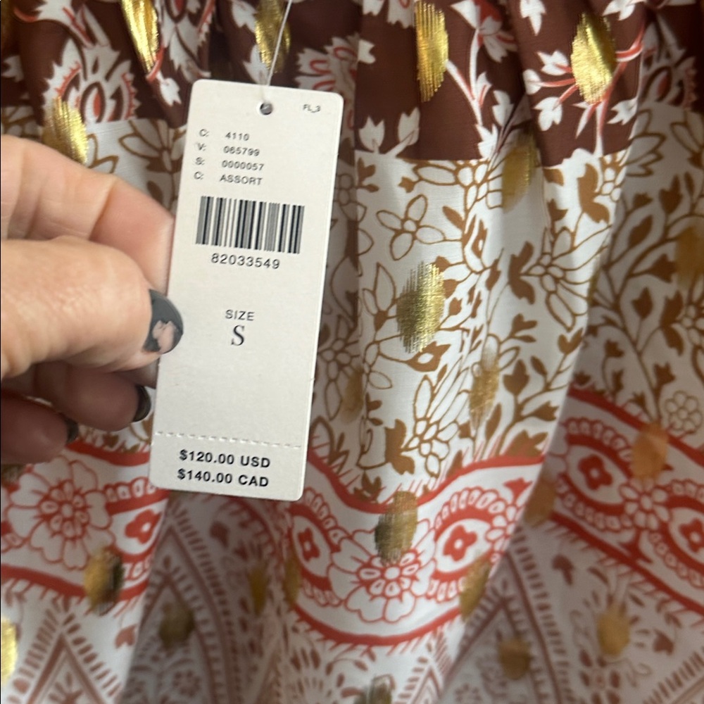 New! Mare Mare x Anthropologie crop blouse S - Picture 7 of 12